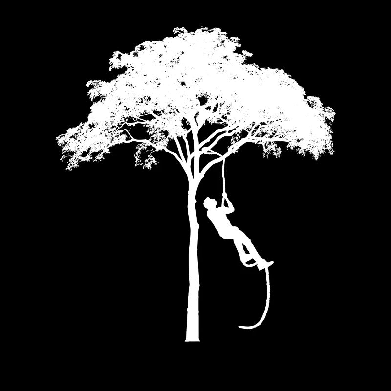 Tree climbing profession hobby rope