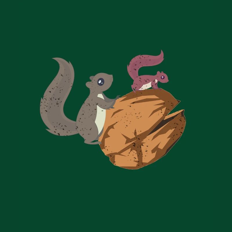 Squirrel and Nut Hazelnut Tree Nut Acorn