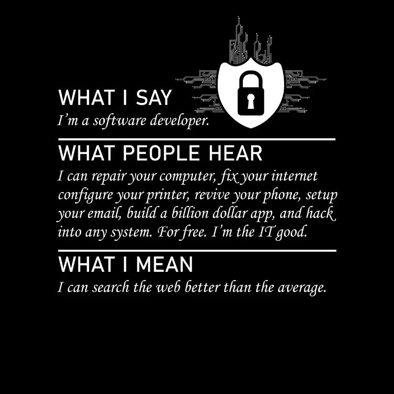 Software Entwickler Lustiges Programmierer