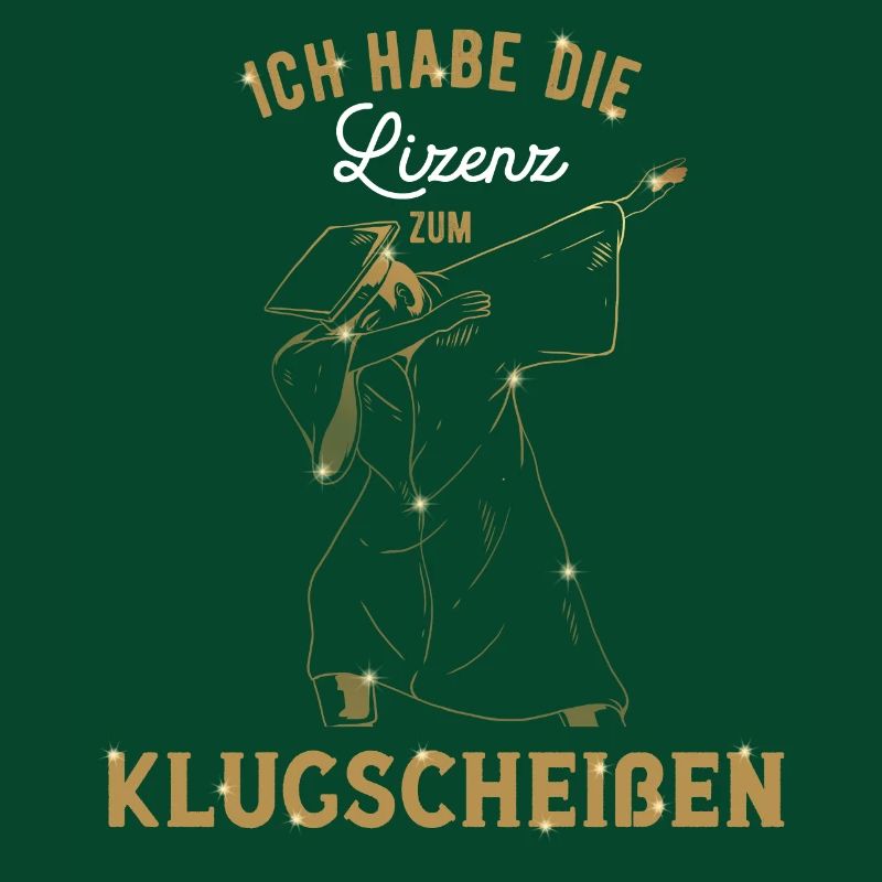 Klugscheißer Absolvent Prüfung Abschluss