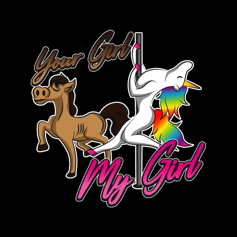 Poledance Einhorn Pole Dance Geschenk