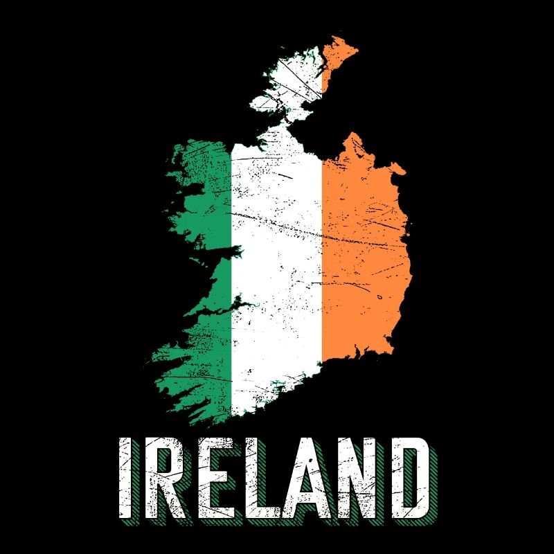 République d’Irlande Forme Carte géographique