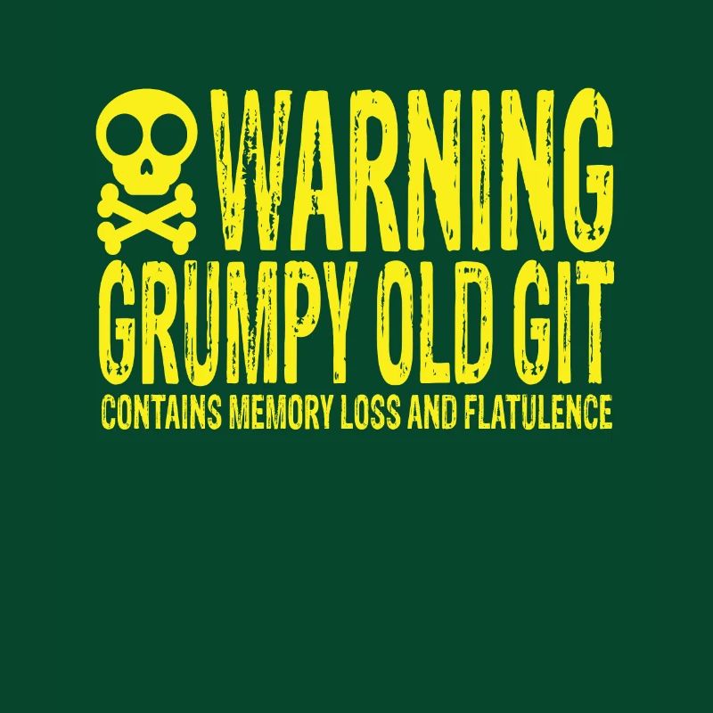 Warning Grumpy Old Git