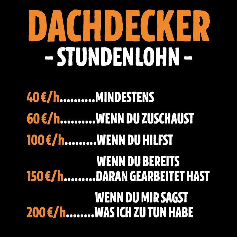 Dachdecker Stundenlohn