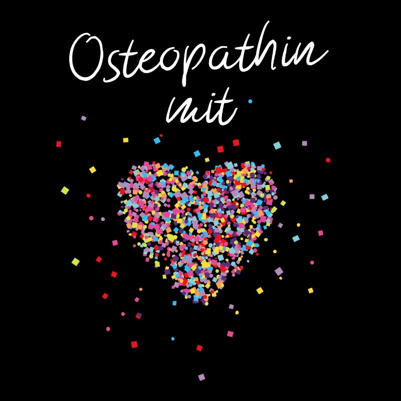 Osteopathin mit Herz Geschenkidee