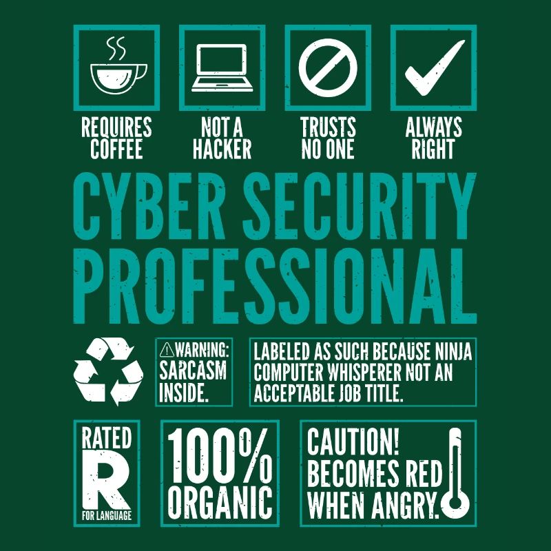 Cyber Security Professional Fakten Coding Hacker