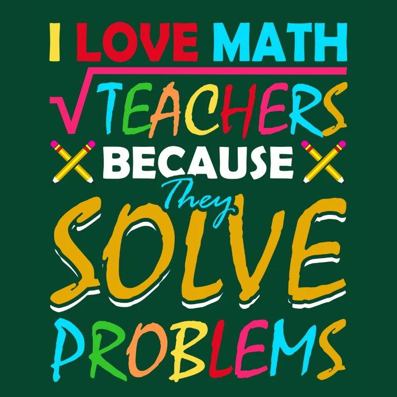 I love math teachers because they solve problems