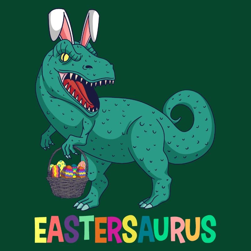 Eastersaurus Easter T-Rex Dinosauro Coniglietto pasquale