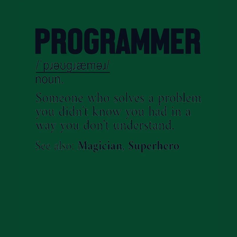 Programmer Definition Software Developer Coder