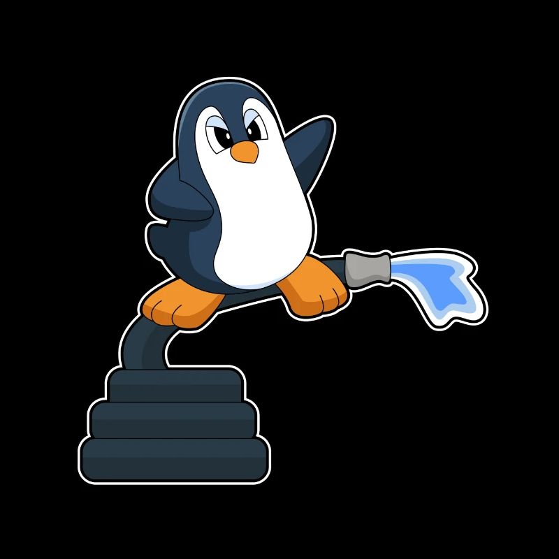 Penguin Firefighter Fire Hose
