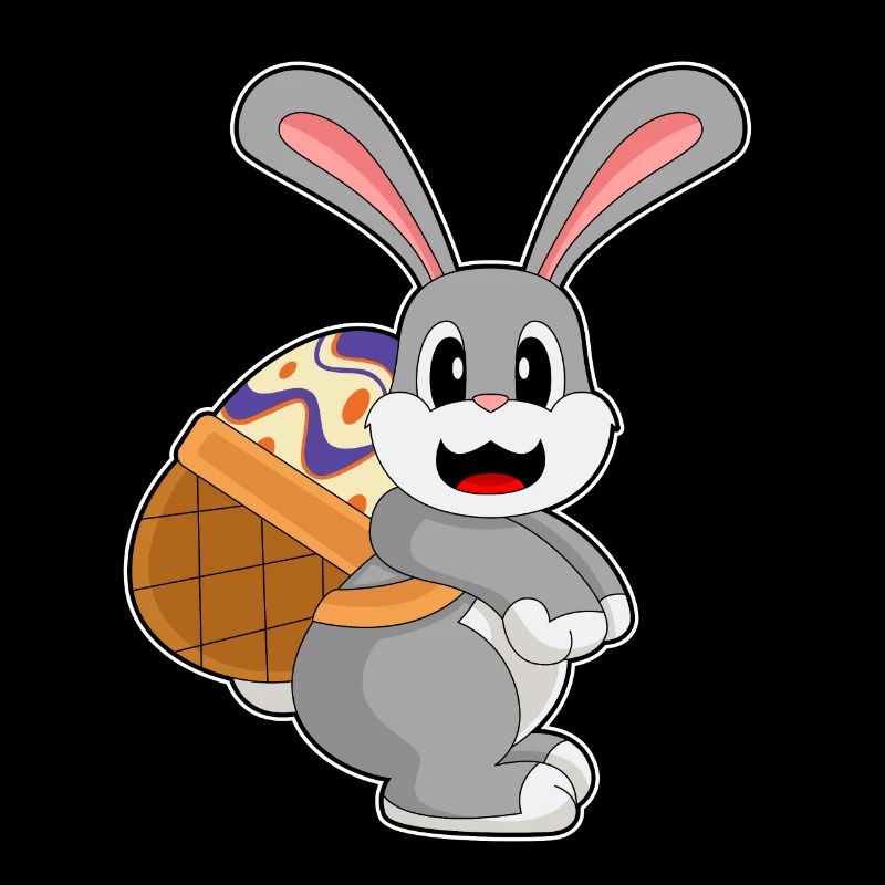 Bunny Easter Easter Egg Basket