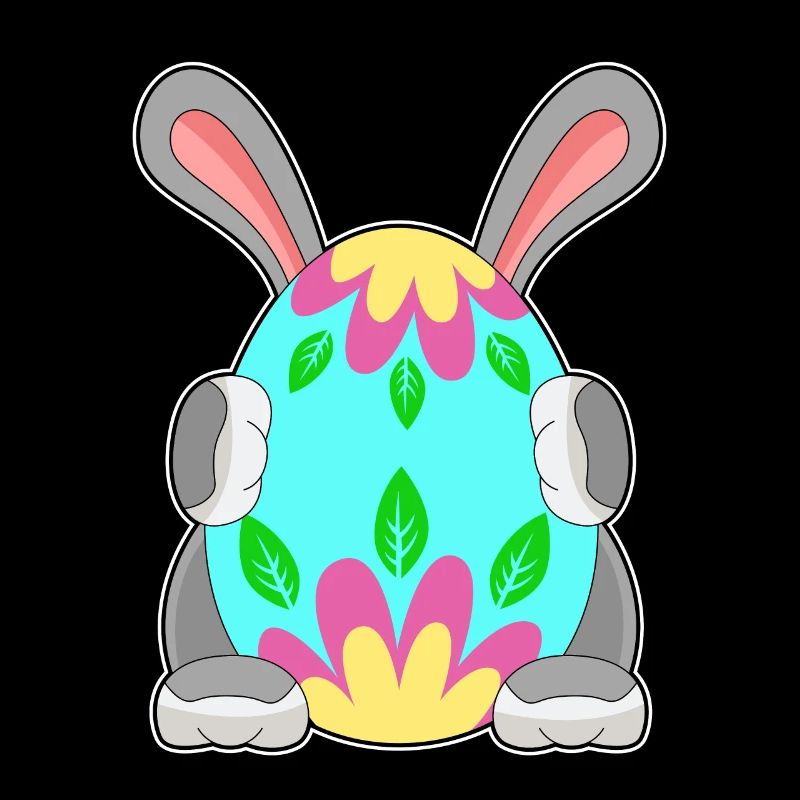 Cachette d’oeuf de Pâques lapin de Pâques