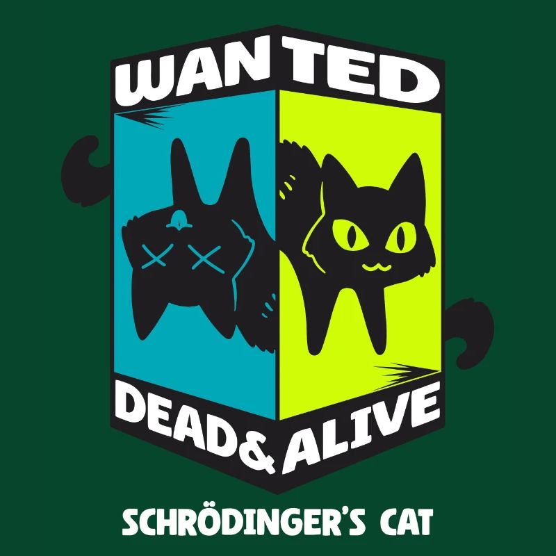 Physics Quantum Nerd Dead Alive Schrödinger's Cat