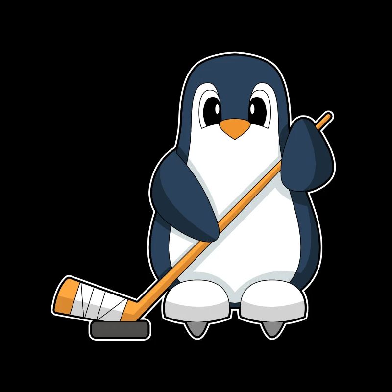 Pinguin Eishockey Eishockeyschläger