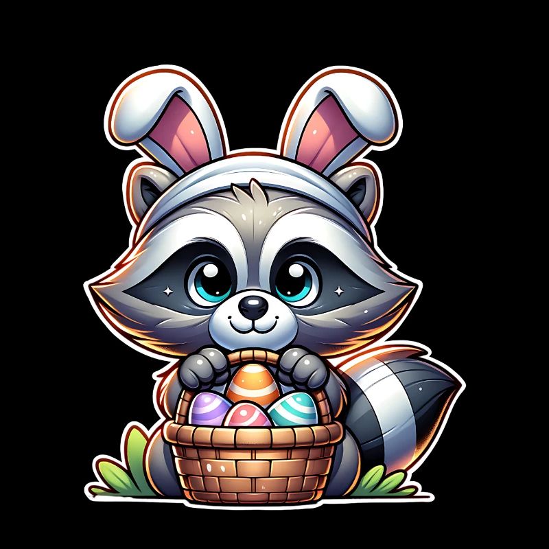 Raccoon Easter Easter Basket