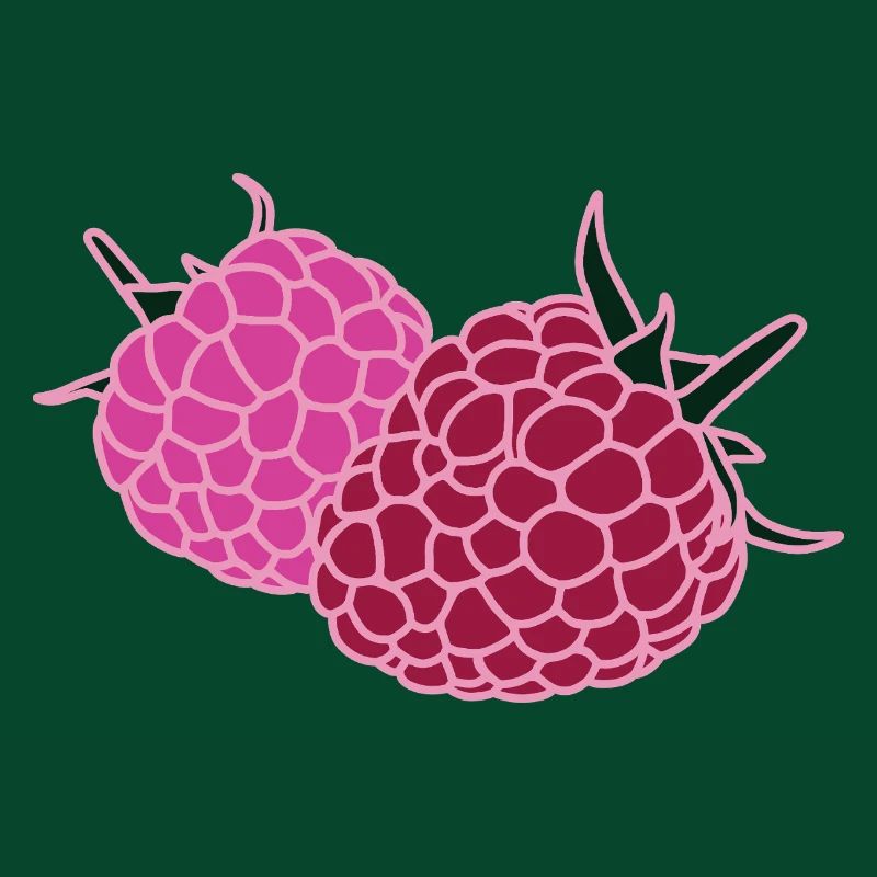 Raspberry Duo Pop Art