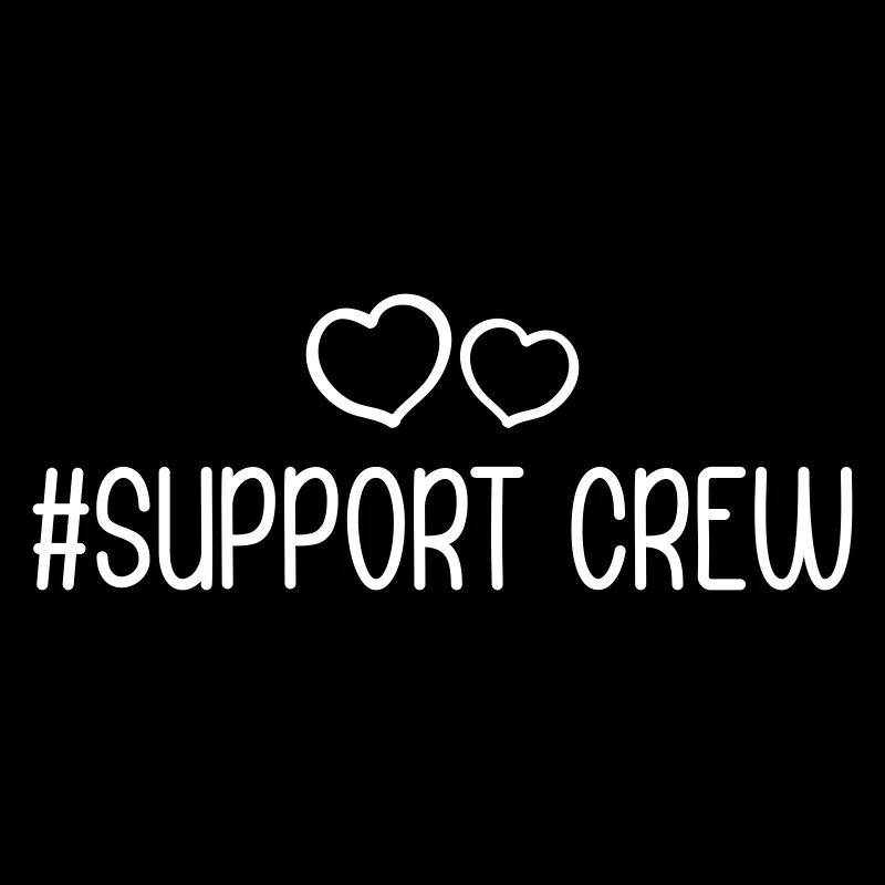 Support Crew Heart Love