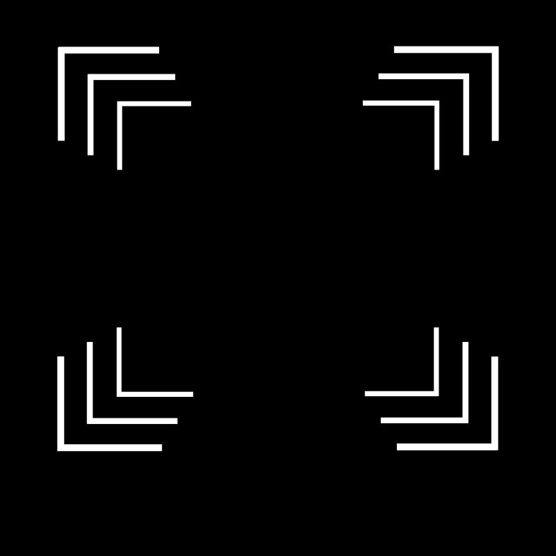 Cadre d’angle en blanc