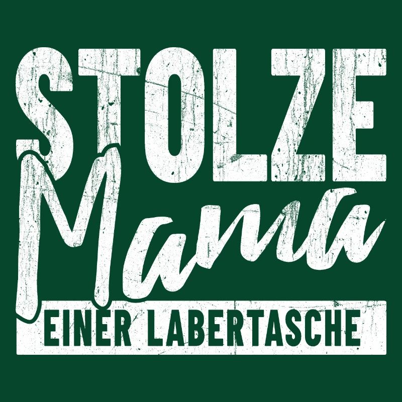 Stolze Mama einer Labertasche