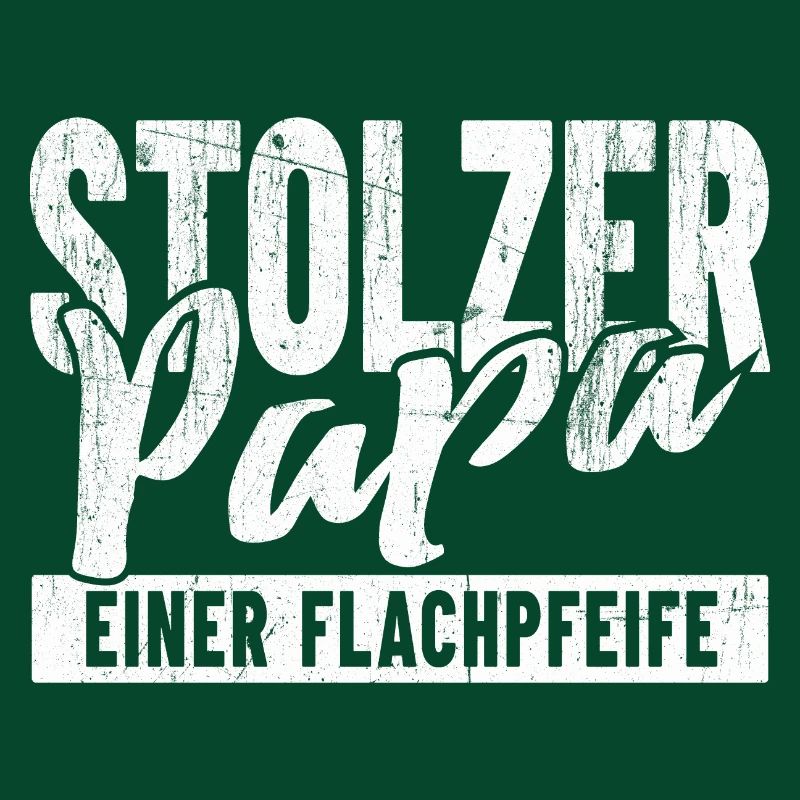 Stolzer Papa einer Flachpfeife