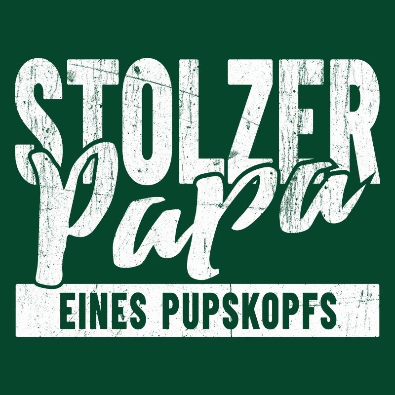 Stolzer Papa eines Pupskopf