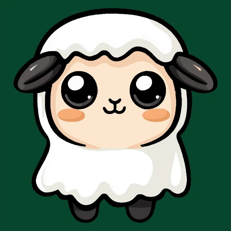 Sheep Halloween Comic Ghost