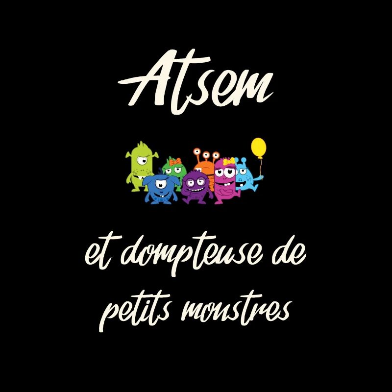 Atsem et dompteuse de petits monstres rigolos