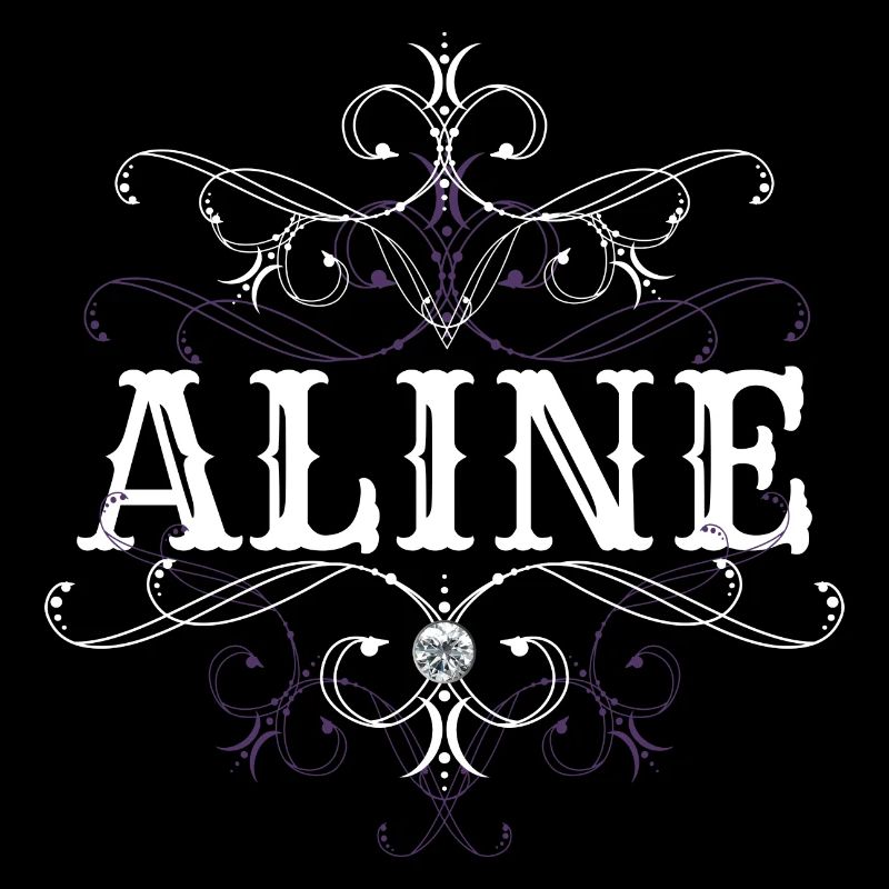 Aline Surname First Name Personalized