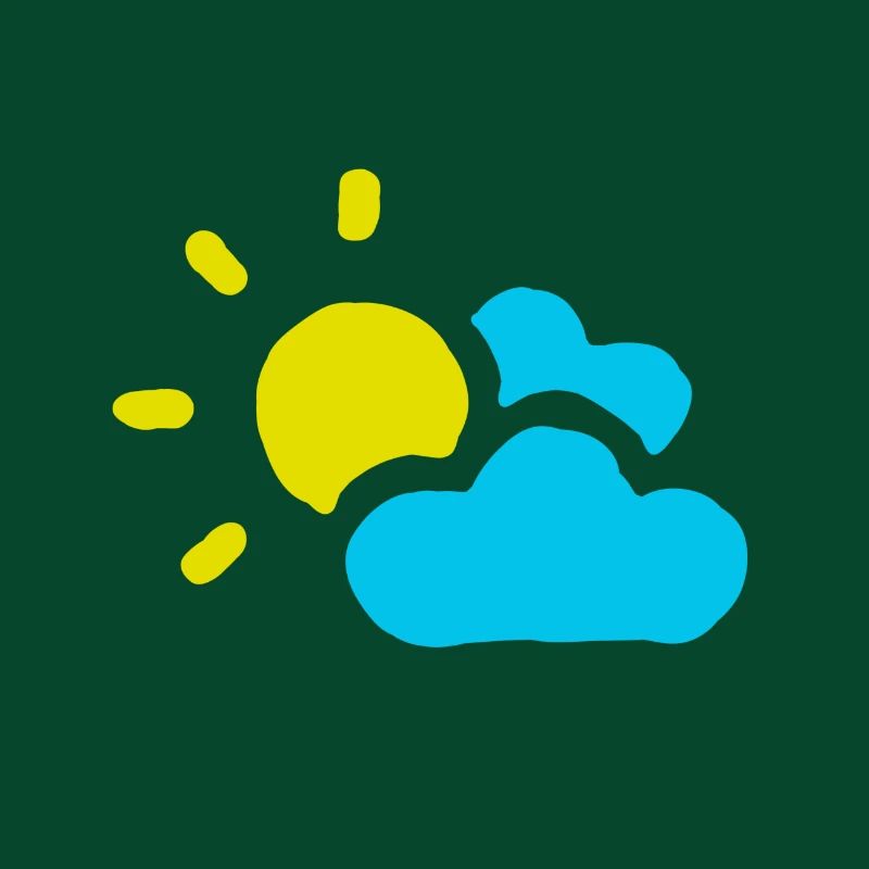 Cloudy sun clouds sky summer spring