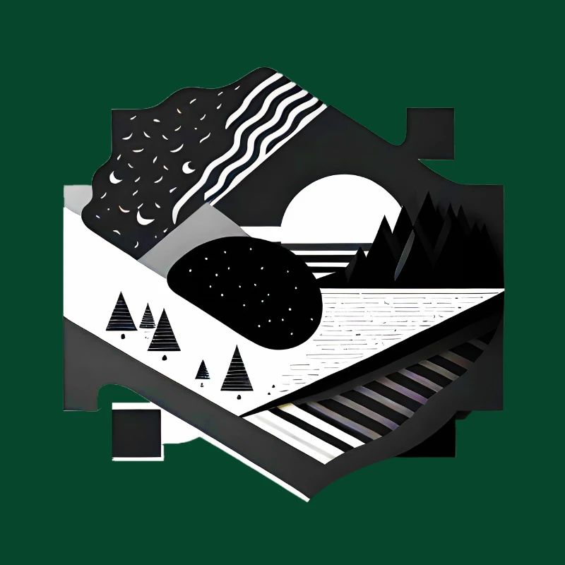 Collage Modern-Stil/ Landschaft