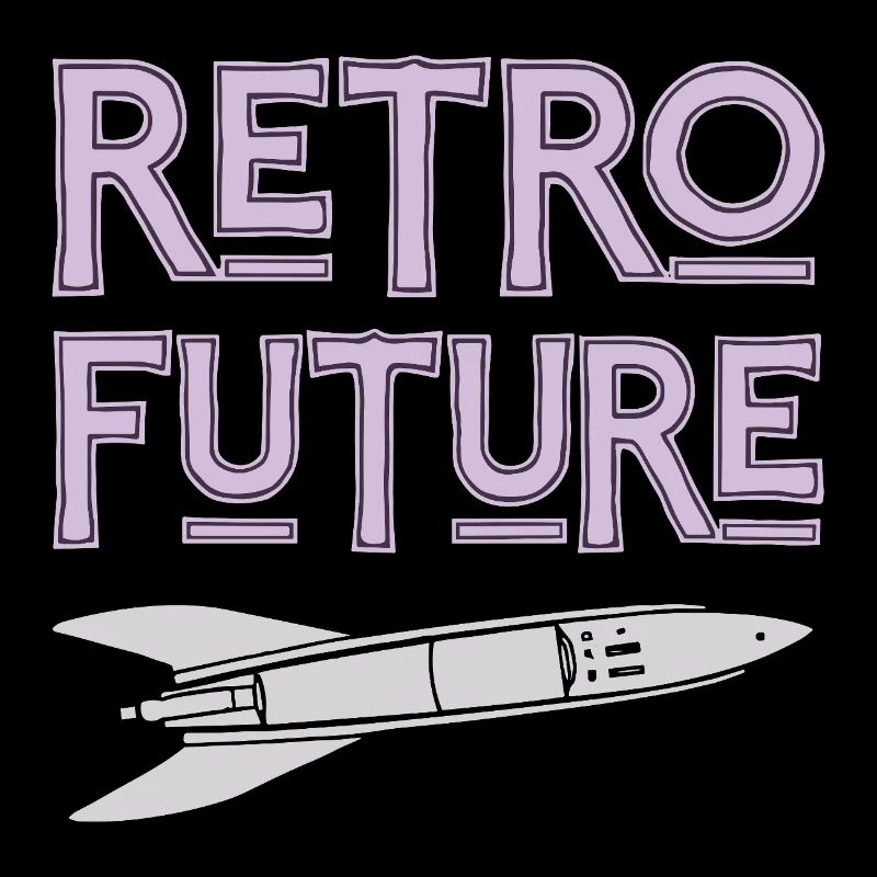 Retro Future Rocket Nostalgia