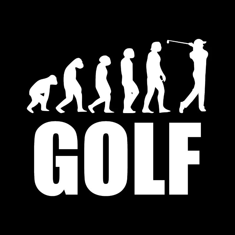Golf Evolution Geschenk Golfer Rentner