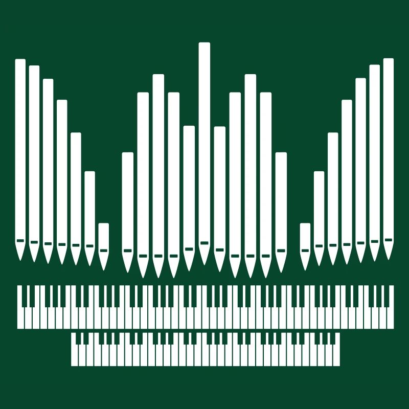 Orgue avec conception de clavier