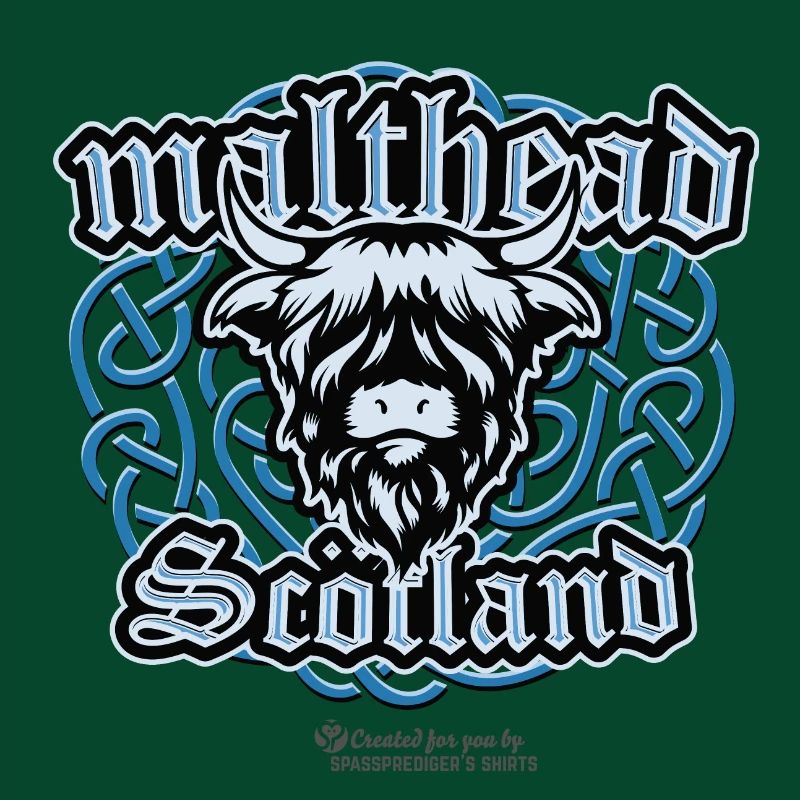 Malt Whiskey Malthead Celtic Braid Pattern