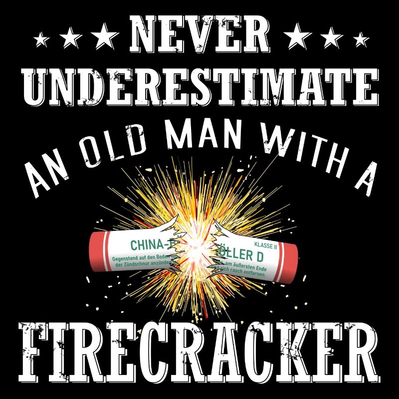 Old Man Firecracker Pyro
