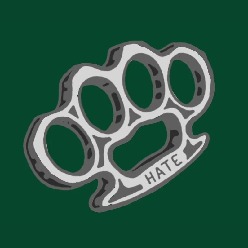 brass knuckles weapon hate hate