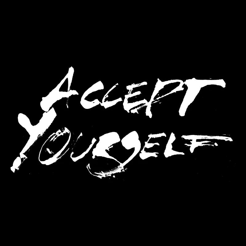 Accept yourself white