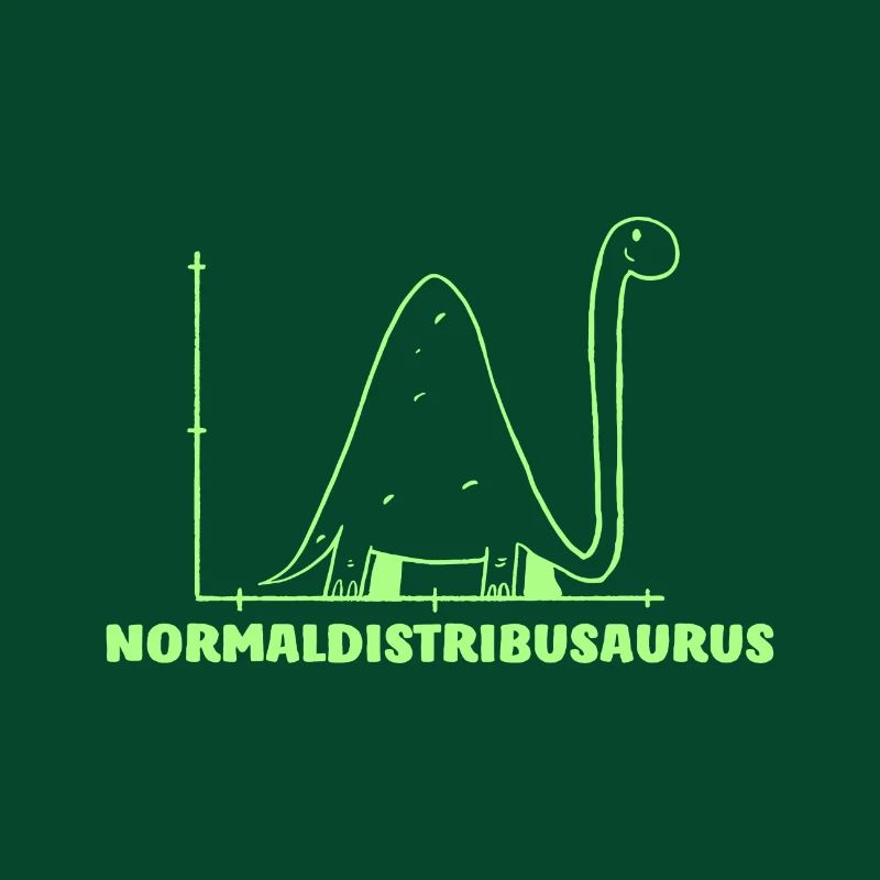Normaldistribusaurus Normal Distribution I Geschenk