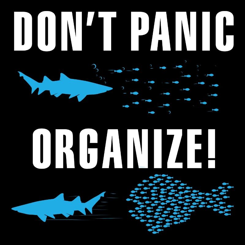 Don't Panic Organize Team Work