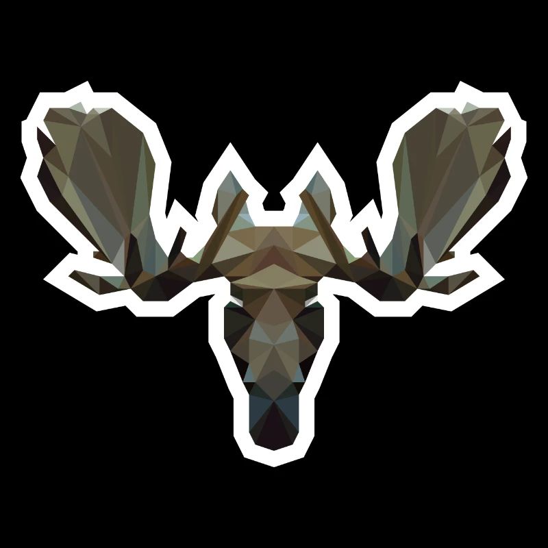 Low Poly Moosehead