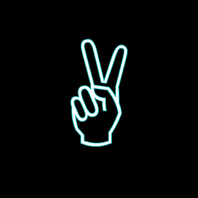 Victory sign icon
