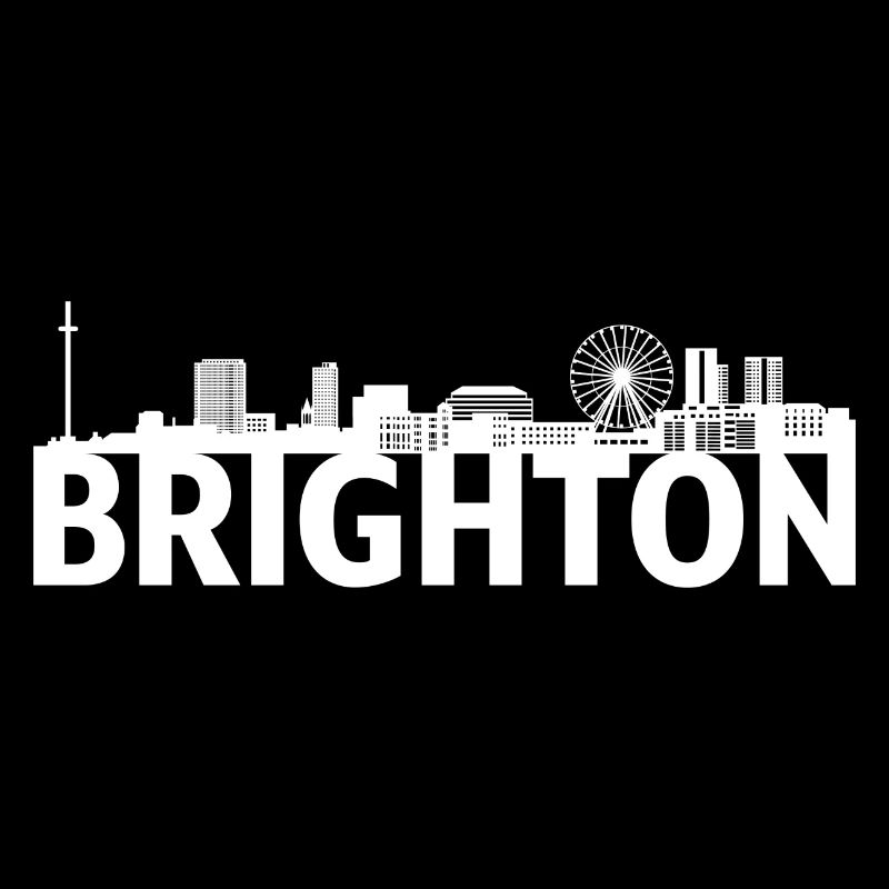 Brighton England Skyline Geschenk Idee UK