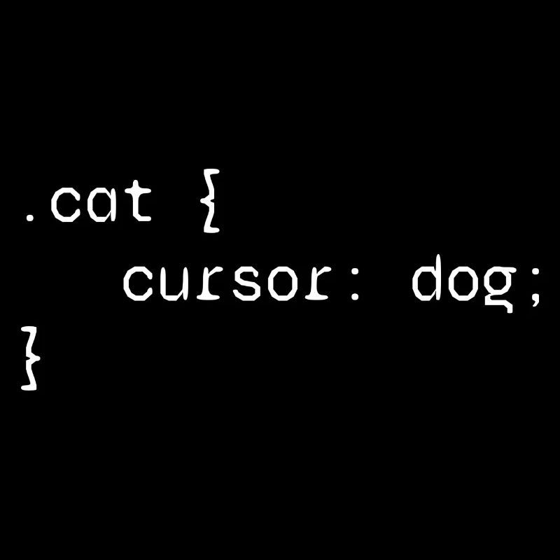 Cat and dog web developer humor funny