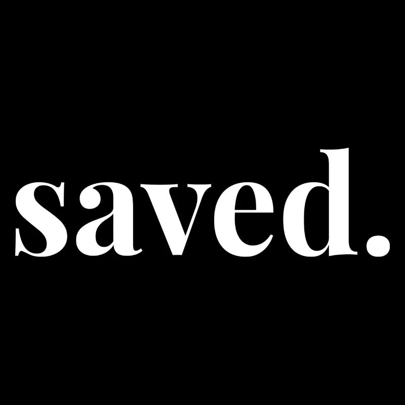Saved Christlich Jesus Christus Geschenk