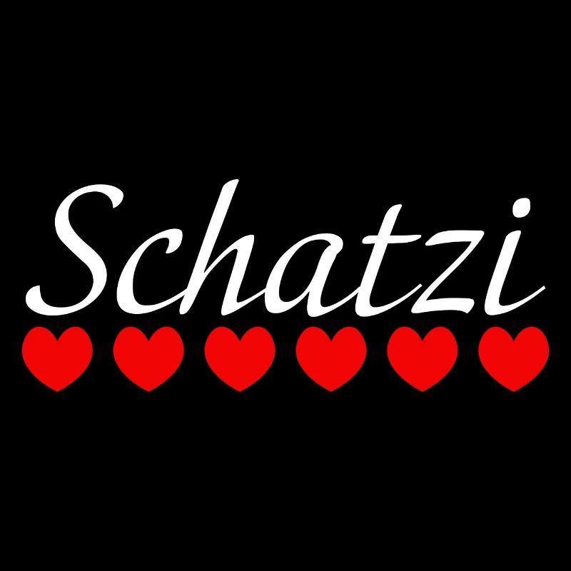 Herzchen Schatzi white