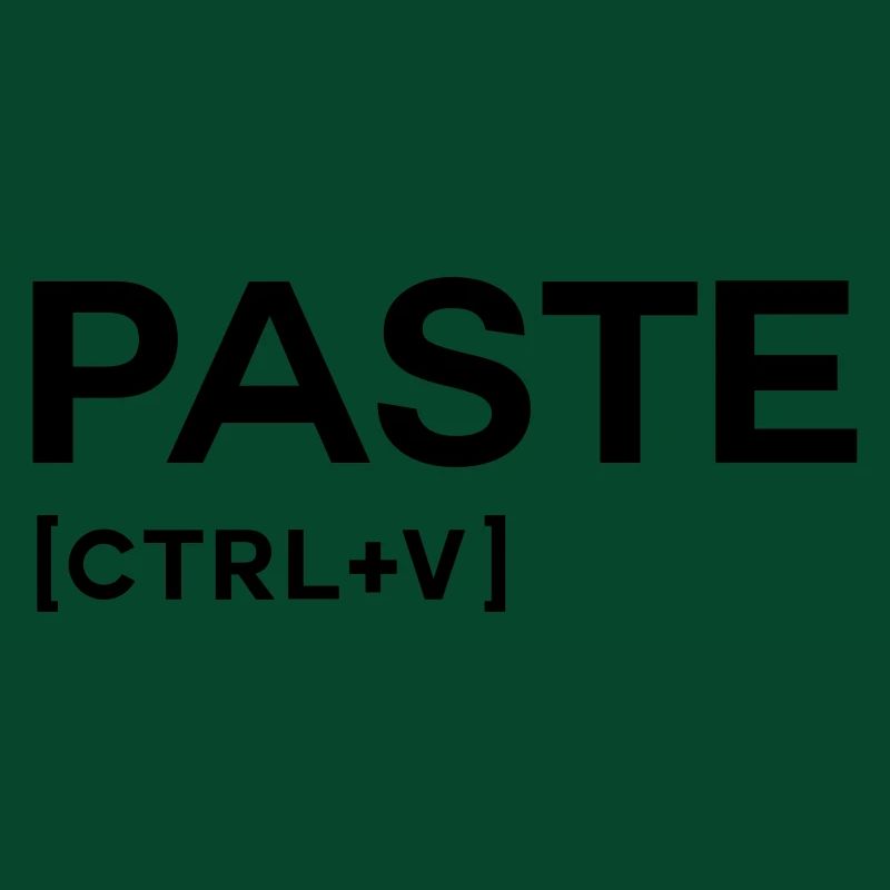 PASTE CTRL BLACK