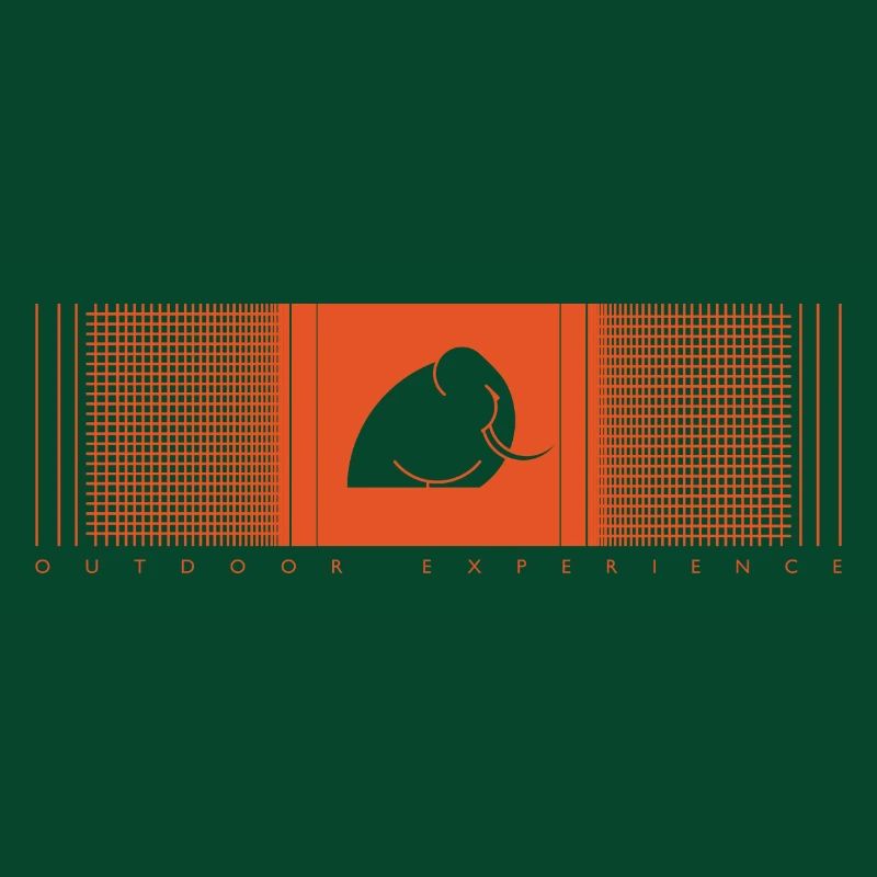 Mamood gradient check pattern orange