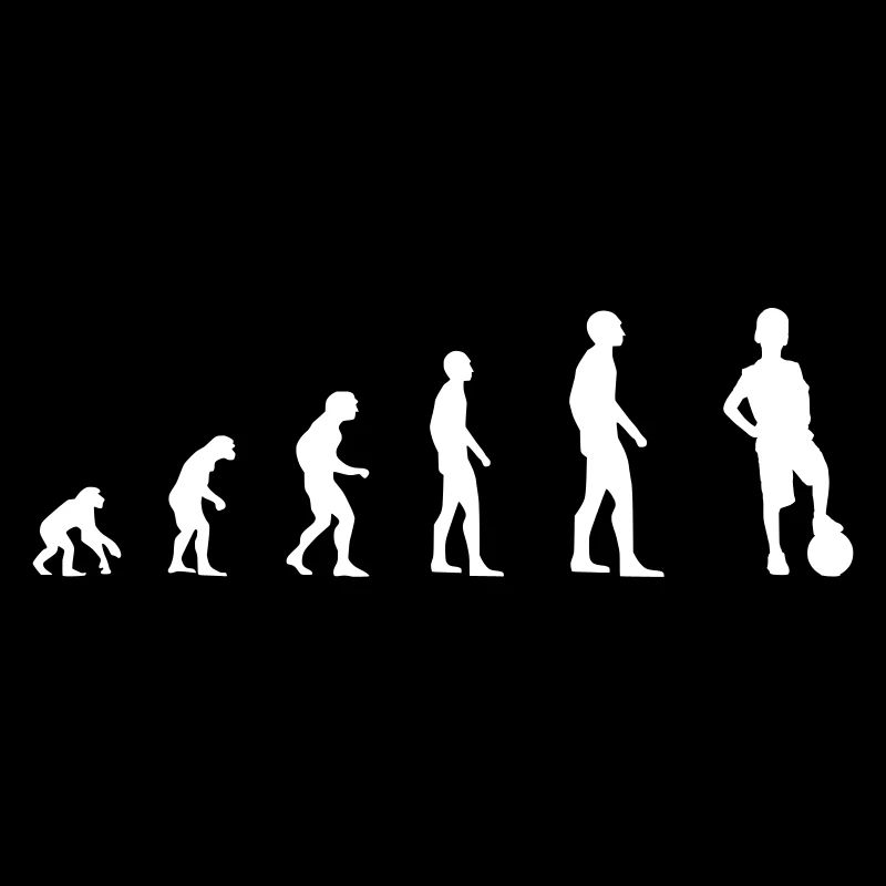 Fußball Junge – Evolution