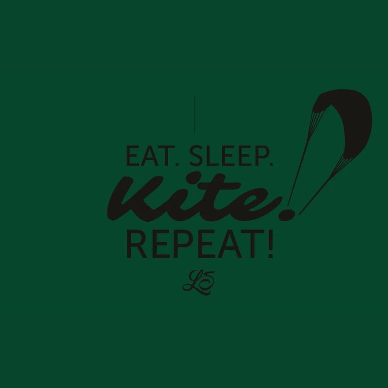 Eat Sleep Kite Repeat - mit Kite