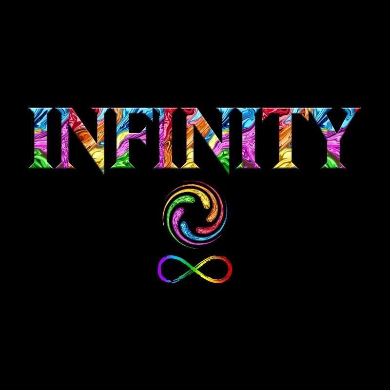 Infinity vert arc-en-ciel infinitésimation